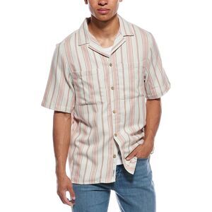 Original Paperbacks Mens Del Mar Shirt, Pink